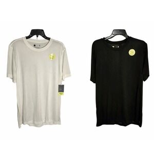 Xersion NEW LARGE Lot of 4 Training T-Shirt‎ Mens Black White Quick-Dri Sport